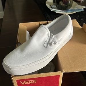 Never worn white vans!